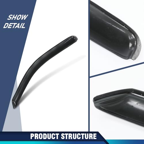 Image of PIT66 in-Channel Ventvisor Window Deflectors and Sun Visors 4 Pcs