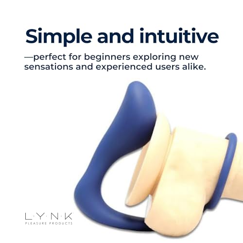 LYNK-Pleasure-Cock-Ring-Prostate-Massager-Seamless-Silicone-Prostate-Toy-Butt-Plug-Combo-for-Men-Male-Sex-Toy-for-Penis-and-Anal-Phthalate-Latex-Free-Easy-to-Use-for-Beginners