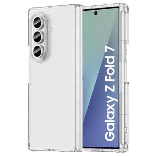 Amazon.co.jp: Esputunk Galaxy Z Fold 7 ケース クリア