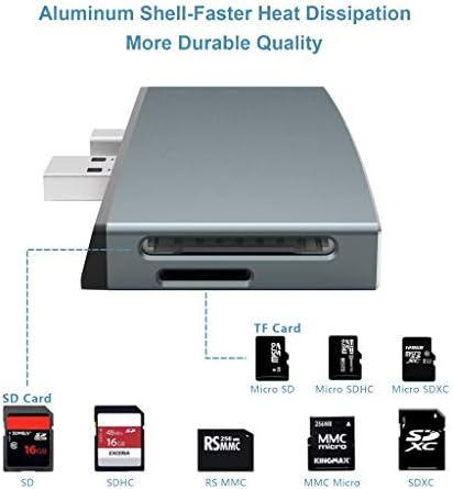 Upgraded Version Surface Pro 4/Pro 5/Pro 6 Docking Station Hub with 4K HDMI Port+3 Port USB 3.0+SD/TF(Micro SD) Card Reader Converter Combo Adaptor for Microsoft Surface Pro 6/ Pro 5/ Pro 4
