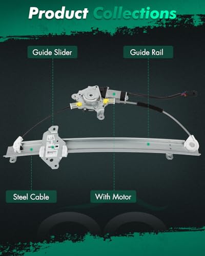 Image of SCITOO Power Window Regulator w /Motor for Nissan Frontier 2000-2004