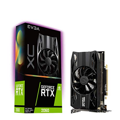 EVGA GeForce RTX 2060 XC, OVERCLOCKED, 2.75 Slot Extreme Cool, 70C Gaming, 06G-P4-2063-KR, 6GB GDDR6