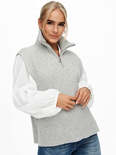 Suéter de cuello alto ONLY chaleco de punto mujer ropa de invierno 5