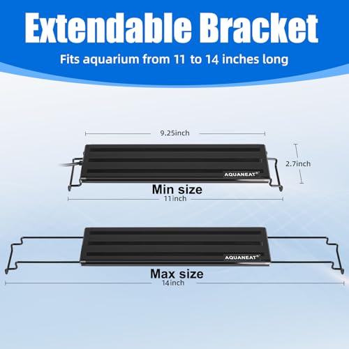 AQUANEAT LED アクアリウムライト フルスペクトル 12インチ 水槽ライト 淡水