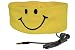 CozyPhones Kids Headphones Volume Limited with Ultra-Thin Speakers & Super Comfortable Soft Fleece Headband - Perfect Children's Earphones for Home and Travel - YELLOW SMILEY