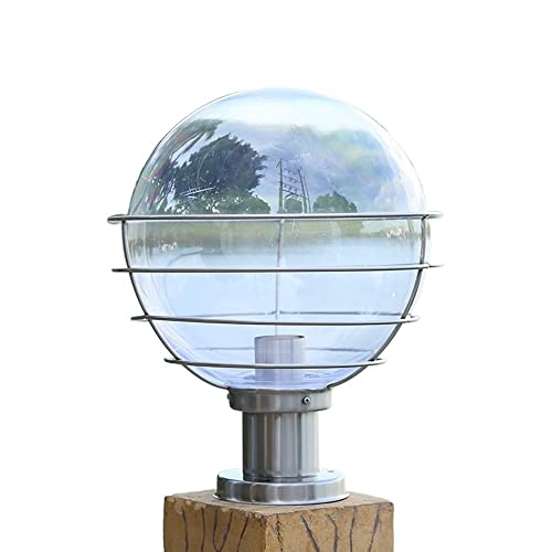 Lampe de pilier extérieure étanche, ampoule de jardin et lumière de paysage pour colonne