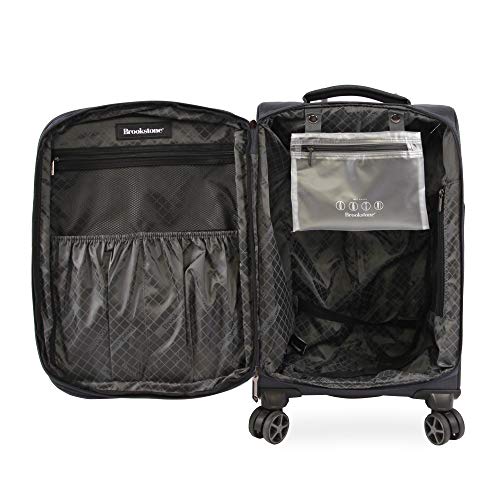 Elswood Spinner Suitcase, Navy, Carry-On3
