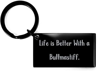 Cute Bullmastiff Dog Gifts, Life is Better with a Bullmastiff, Birthday Gifts, Keychain for Bullmastiff Dog from Friends, Bullmastiff Gifts, Perfect Bullmastiff Dog Gifts, Gifts for Bullmastiffs,