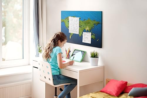 Tableau en liège pour bureau 100x70 pour centraliser vos notes et projets
