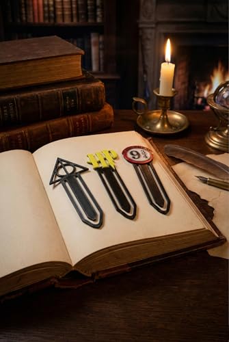 Harry Potter Temalı Kitap Ayracı, 3'lü Set