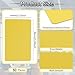 30pcs Blank PVC Cards for ID Badge Printers, 20 mil Thickness Plastic Cards, Compatible with Most Photo ID Badge Printers (Yellow)