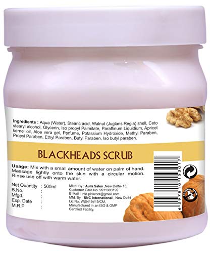 Image of Pink Root Blackheads Scrub 500gm with Diamond Cream 500gm