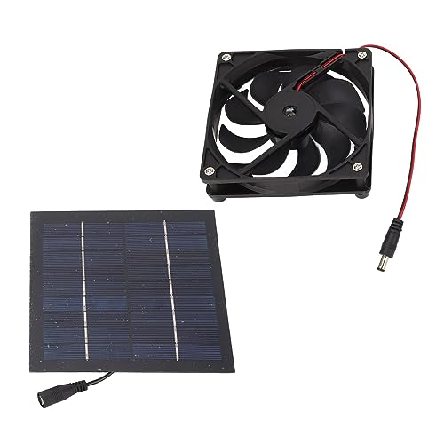 Ventilador Movido A Energia Solar, Kit De Ventilador De Painel Solar, 50w, Ventilador De Efeito Estu
