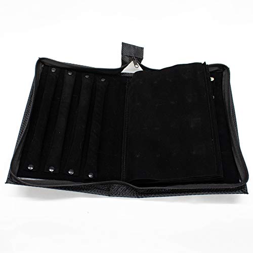 Recopilación y reviews de Roperos sencillos - cinco favoritos. 24 Carpeta Negra, Estuche Exhibidor Joyería para piezas de oro y plata para aretes, joyas y anillos , organiza de forma sencilla todas las piezas de joyería que tienes en tu hogar...