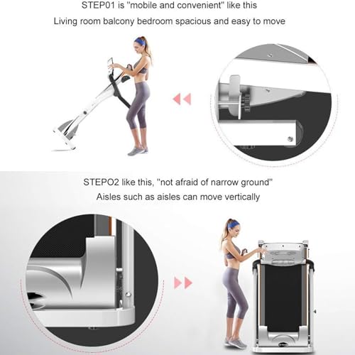 Image of Folding Treadmills Treadmill, Foldable Steel Frame Walking Treadmill Adjustable Incline Fitness Exercise Runninghines for Home Gym,Space Saving
