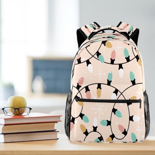 Sac à dos d'école multicolore 29x20x40cm pour voyage décontracté