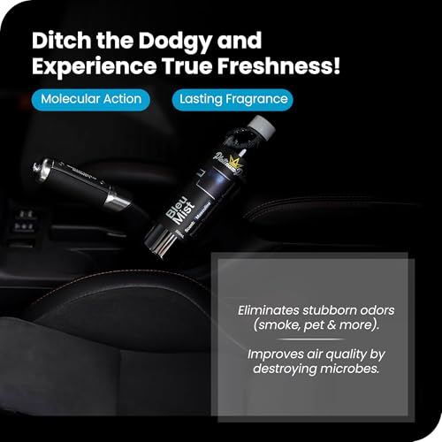 Image of Water-Based Car Air Freshener Spray | Luxury Automotive Deodorizer | Mold-Resistant Formula | Eliminates Odors and Refreshes Vehicle Interior | 17 fl oz | Volcanic Elixir