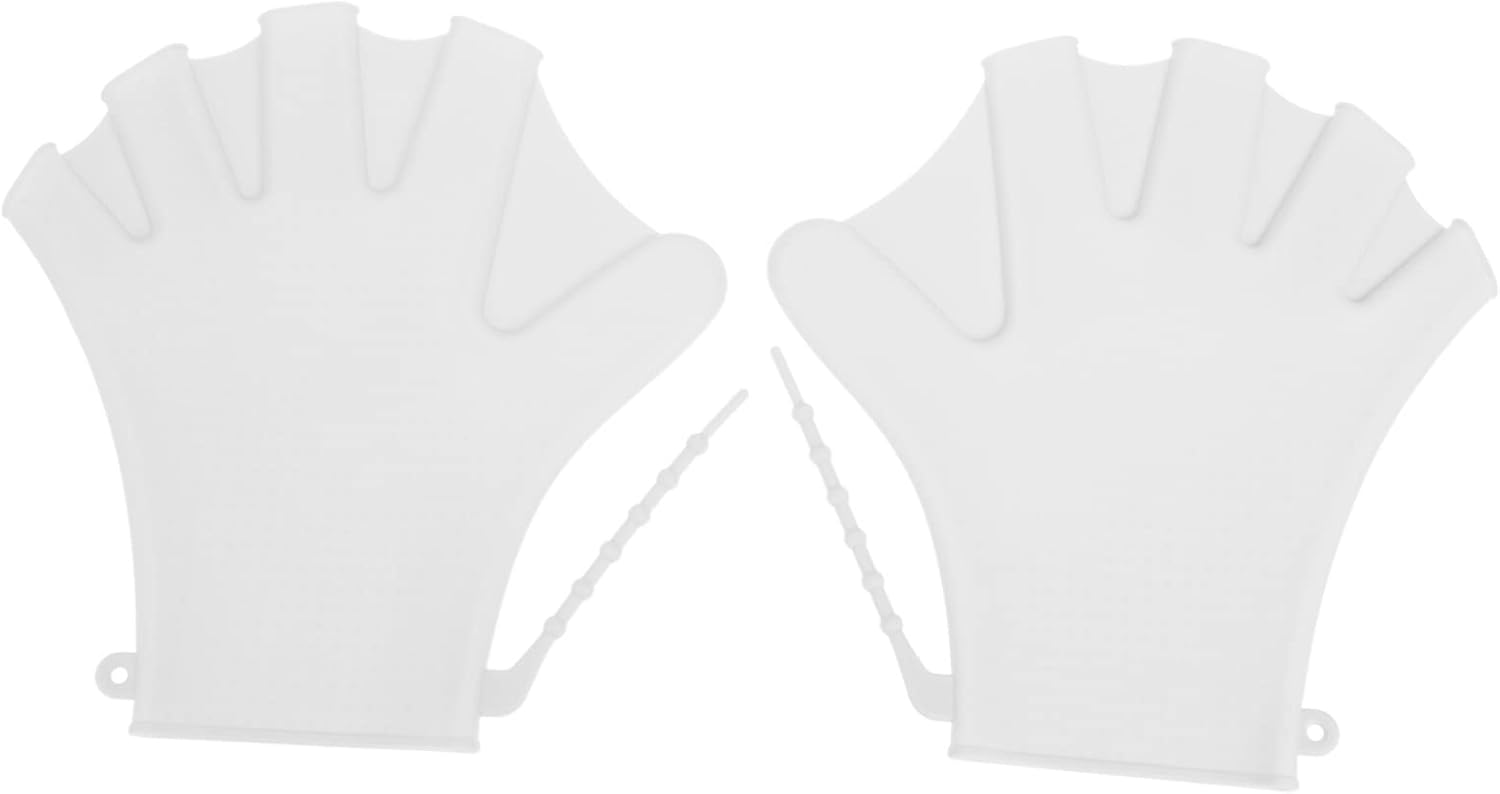 Mikinona 1Pair Adjustable Swim Paddles for Enhanced Aquatic Fitness of Diving Gloves for Pool Workouts and Swimming Laps Comfortable and Skid Design