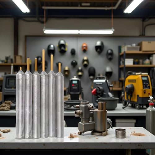 6 Pieces Low Temperature Universal Welding Rods,Metal Welding Arc Equipment, Easy Melt Aluminum Rods,Arc Welding Equipment Welding Equipment and Accessories - Image 2