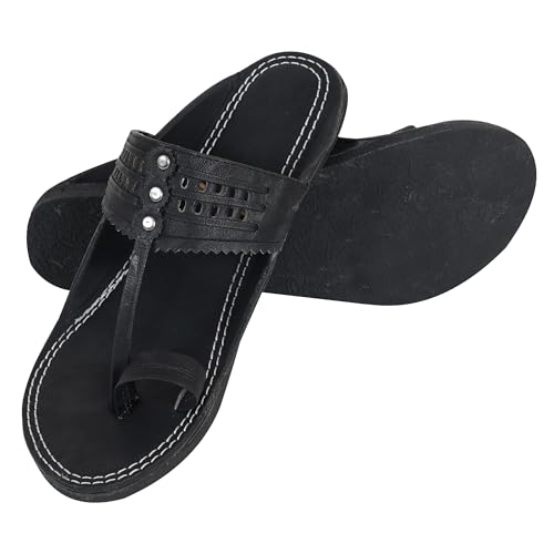 Image of DFR Ethnic Sandals For Boys Men, Comfortable Men's Rajasthani Slipper Chappals