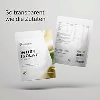 edubily® Whey Protein Isolat - Laktosefrei - Sehr gut lösliches Eiweißpulver ohne Kohlenhydrate & Zucker - Aus irischer Weidehaltung (750 g, Pistazie) – Ansicht 9