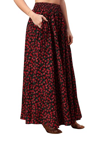 Image of KZULLY | Palazzo for Women | Solid & Printed | Stylish Wide-Leg | Comfortable Elastic Waist Bottomwear