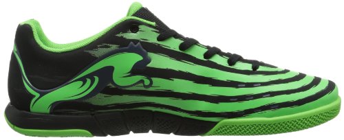 PUMA PUMA Men's Trovan Lite Soccer Shoe,Black/Ombre Blue/Fluorescent Green,4.5 M US
