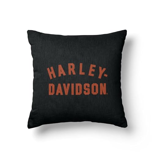 Northwest Harley-Davidson Wordmark Tapestry Throw Pillow, 18 x 18 in