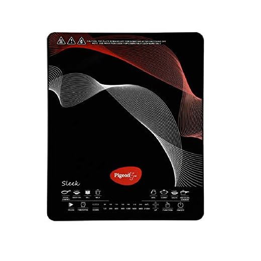 Pigeon Rapido 2100W Induction Cooktop (Black)