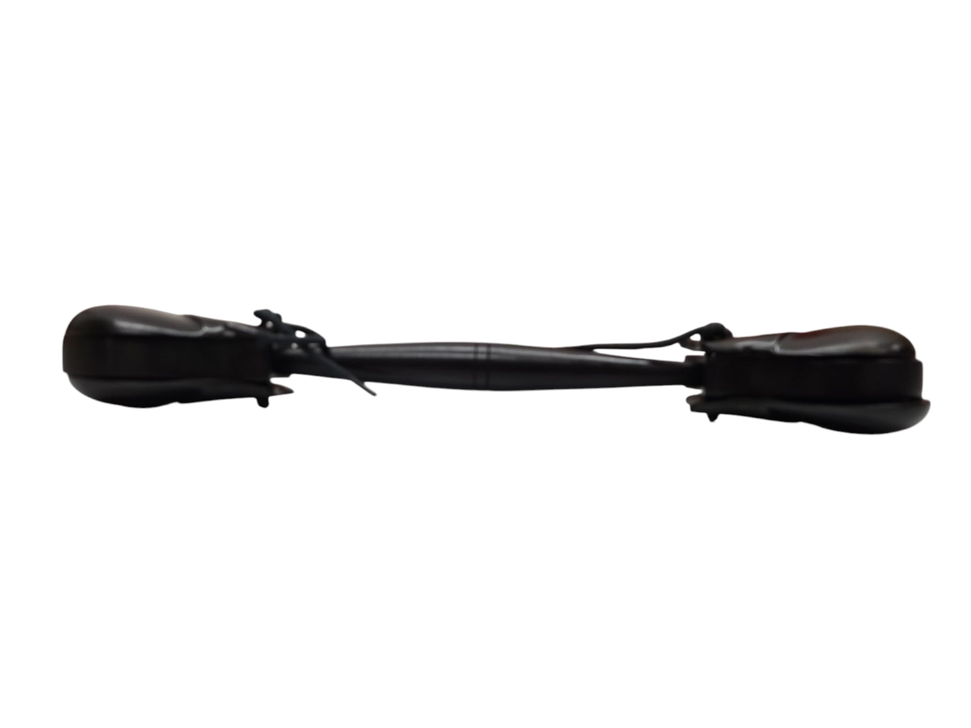 Hayman 157-D Kastagnetten mit Griff aus Ebenholz – Doppel-Stielkastagnette für Profis & Anfänger – Länge 35 cm, Breite 6 cm – Hochwertige Klanghölzer für Flamenco & Percussion