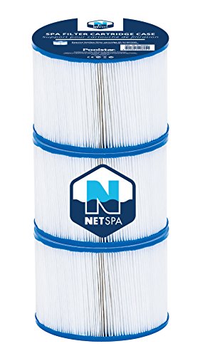 N NETSPA - SP-N1407535 - Lot de 3 Cartouches de Filtration pour Spa - pour Purifier et Maintenir la Qualité de l'Eau du Spa - Compatible avec les Modèles à...