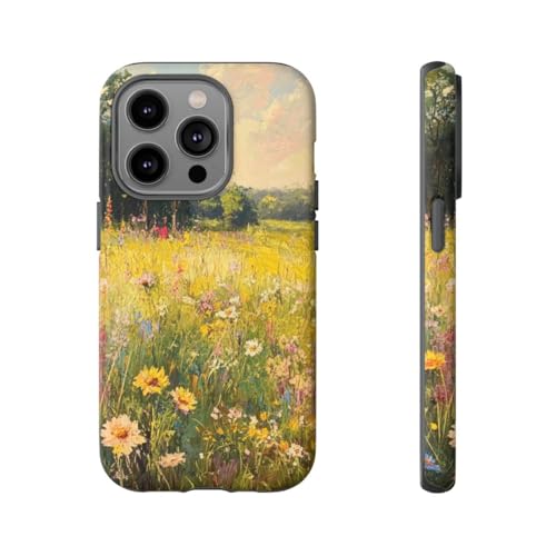 Coque mate résistante iPhone 14 Pro Jaune idéale pour vos balades nature