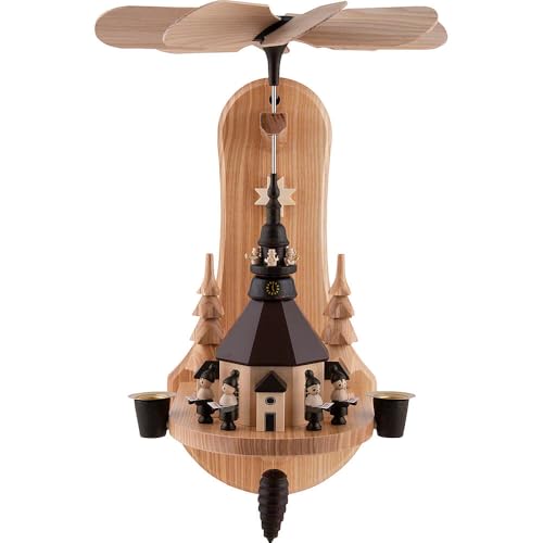 Erzgebirge Palast Spielwarenmacher Günther 1-stöckige Wandpyramide...