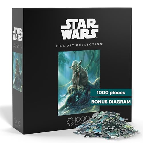 Buffalo Games - Star Wars - Yoda - 1000 Piece Jigsaw Puzzle For Adults -Challenging Puzzle Perfect for Game Nights - Finished Size is 26.75 x 19.75