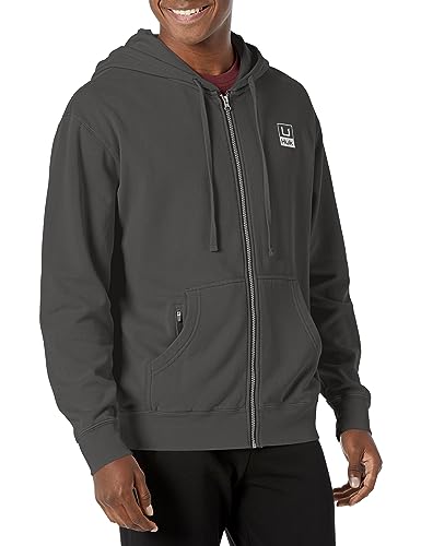 Image of HUK Men's Huk'd Up Logo Full Zip, Fleece Jacket With Stretch