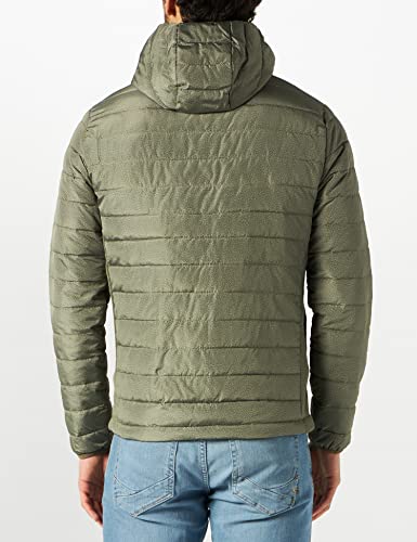 JACK & JONES Herren Jjeace Spring Puffer Hood Steppjacke mit Kapuze, Dusty Olive, XL – Ansicht 4