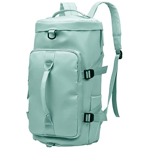 Smith Sursee Duffel Backpack Travel Backpack Outdoor Duffle Bag Sports Gym Bag Outdoor Travel Bag with Shoes Compartment, Light Green, 18.1*9.8*9.8 inches Cover