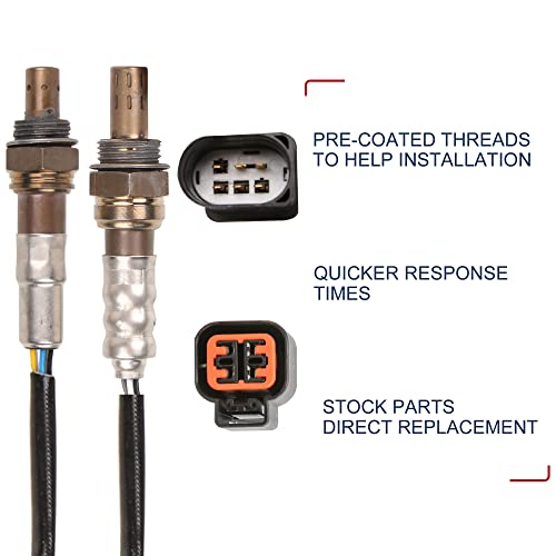 Mostplus 234-5430 Sg1695 2Pcs Oxygen Sensor Upstream Downstream Compatible With Hyundai Elantra Kia Spectra #TOP1