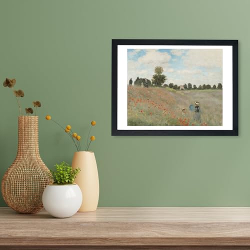 Affiche Claude Monet Coquelicots cadre mural taille M Spiffing Prints - 3