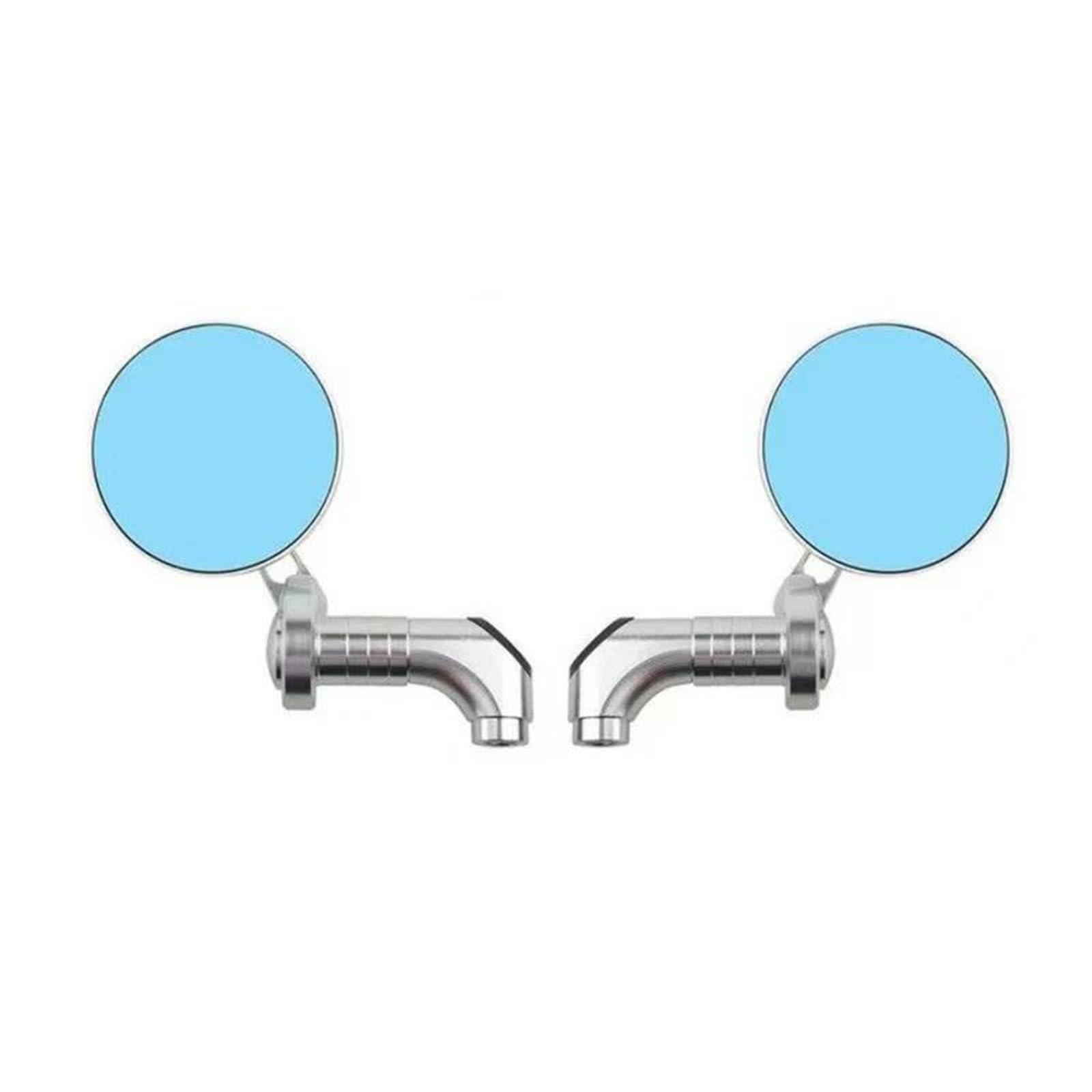 Rétroviseur Moto Alliage Aluminium Bleu Haut de Gamme Street Triple 675