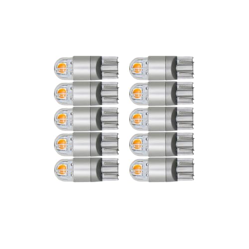 Syneticusa 194 White LED License Plate Light Dome Light Bulb Pack of 10