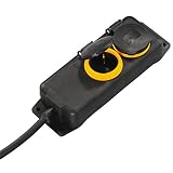 Hama Outdoor Steckdosenleiste 2-Fach mit Spritzwasserschutz IP44