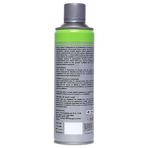 Image of Aerol Cleaner & Degreaser Spray Grade 6000 (350g /444 ml) and Aerol Corrogard Anti-Rust Wax Spray Grade 226 (300gm /458ml) (COMBO PACK)