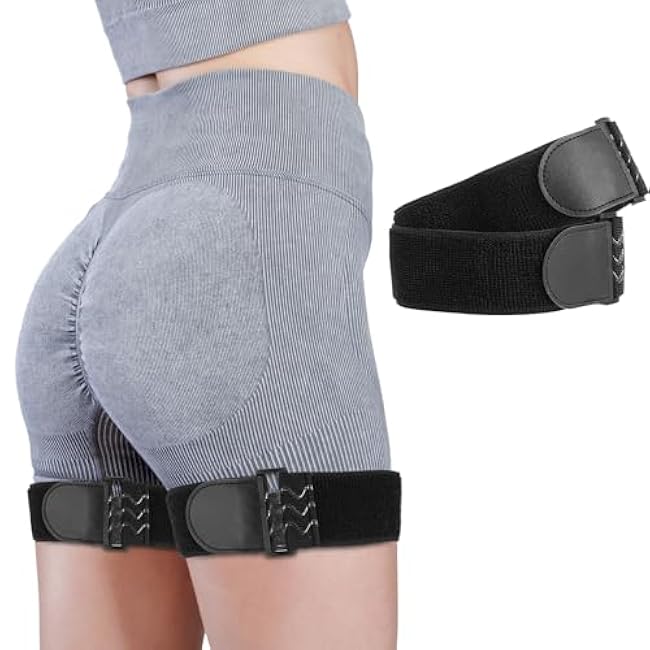 2 Pcs Occlusion Bands BFR Bundle Booty Bands Adjustable Best Fabric Resistance Bands Glutes Hip Building Blood Flow Restriction Bands for Women Exercising Butt Squat Thigh Fitness Legs Hip Building