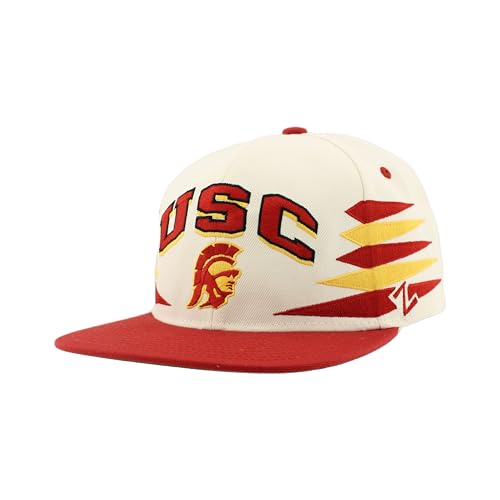 USC Trojans NCAA Officially Licensed Hat Flat Snapback Z11 Retro Diamond Team Color