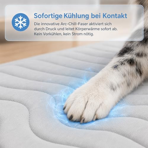 Tapis rafraîchissant pour chiens Arc-Chill bleu en taille L pour l'été - 6