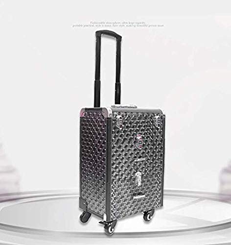 Mallette de maquillage 35x24x97cm idéale pour organiser votre studio de beauté à la maison