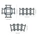 103pcs-City Train Tracks Extension Accessory Set, Compatible with Major City Train Sets 60205 60238, Railroad Building Toy for Kids, Gift for Train Enthusiasts-40 Curved 56 Straight 7 Crossing Rails
