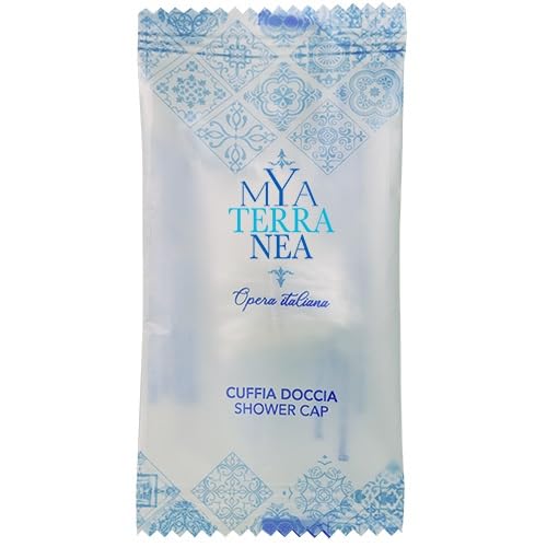Cuffia Doccia Flow Pack, Confezione da 250 Pezzi Linea Cortesia Hotel MyaTerranea