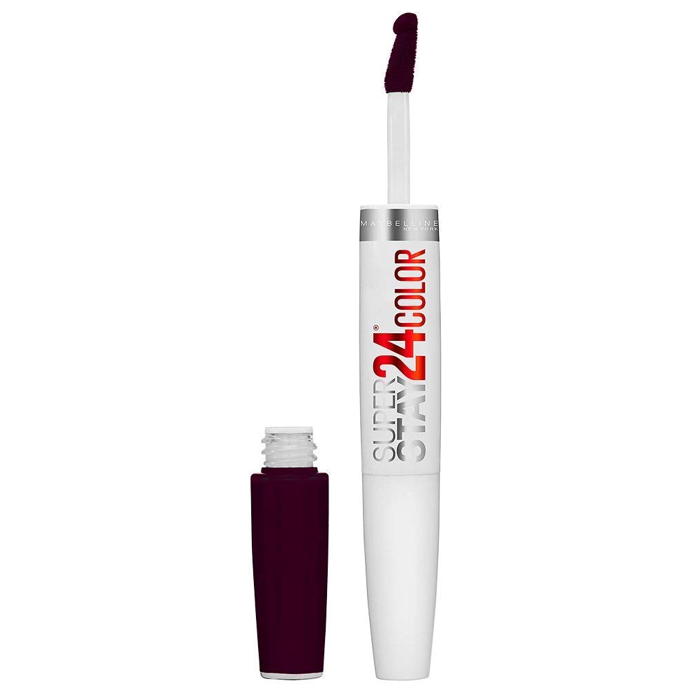 Rouge à Lèvres Duo Longue Tenue 24h Gemey Maybelline SuperStay - Teinte 845 Aubergine - 5ml - Neuf